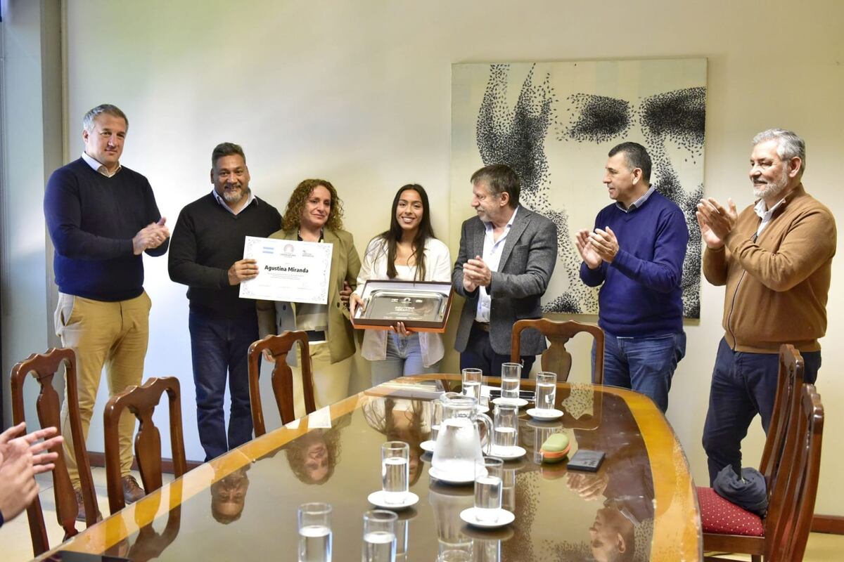 Homenajearon a Agustina Miranda