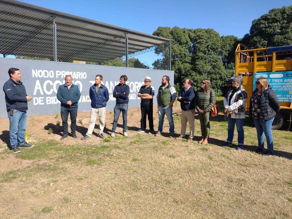 Inauguración de la Planta de acopio transitorio de bidones de agroquímicos de Orense