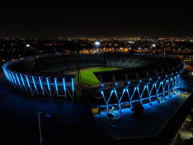 El Kempes se asoció al festejo Celeste. Sería el escenario para el próximo partido de Belgrano.