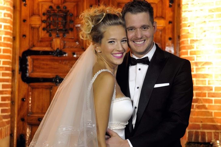 La foto de Luisana Lopilato y Bublé el día de su boda. 