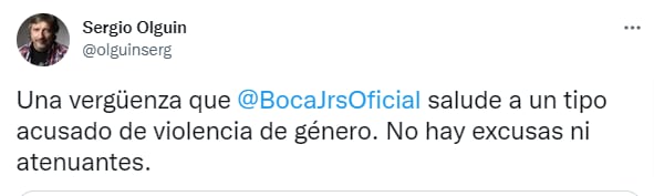 Los mensajes en repudio al saludo de Boca a Sebastián Villa