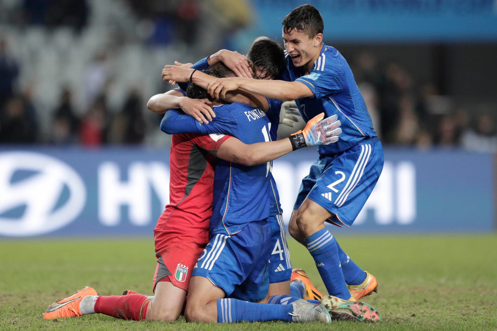 Italia consiguió el pase a la final por primera vez en su historia.