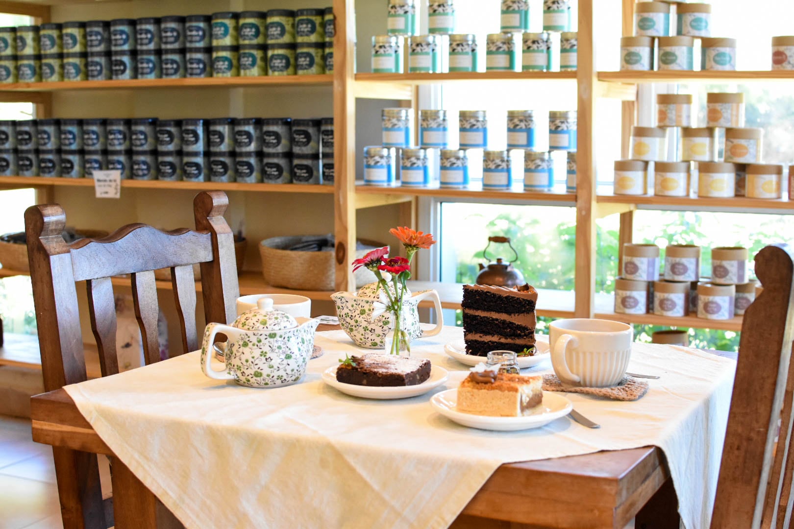 Una casa de té en la frontera con Córdoba, ideal para visitar en verano.