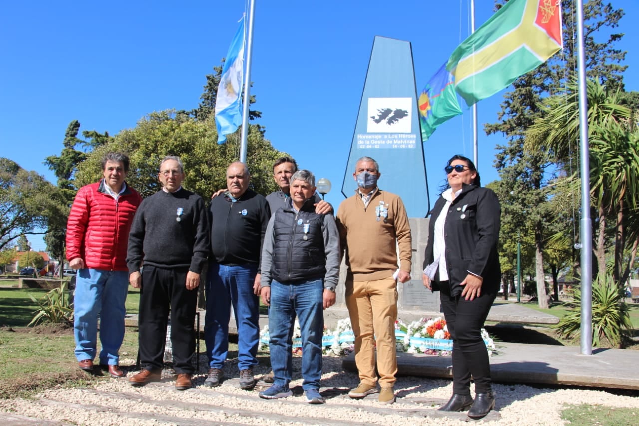 Acto Oficial por el 40º aniversario de la guerra de Malvinas, Tres Arroyos