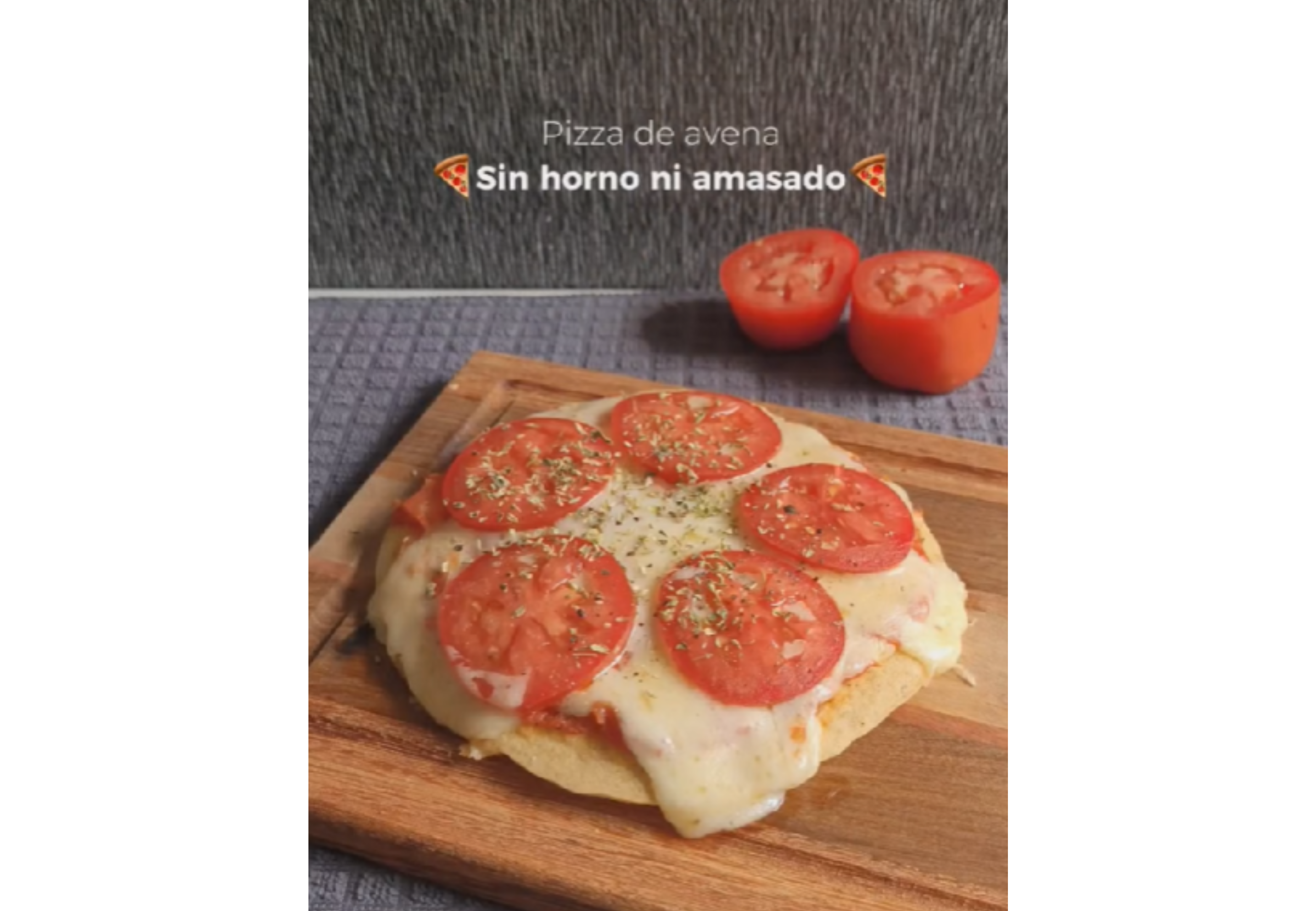 La pizza sin horno ni amasado.