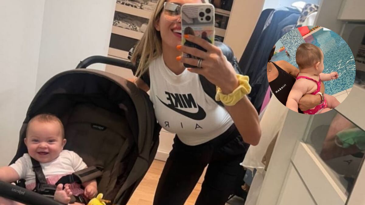 La hija de Agustina Gandolfo y Lautaro Martínez comenzó natación para gastar energías