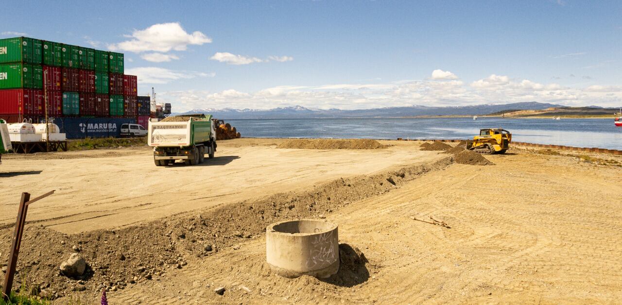 Comenzaron los trabajos para la instalación del centro modular sanitario.