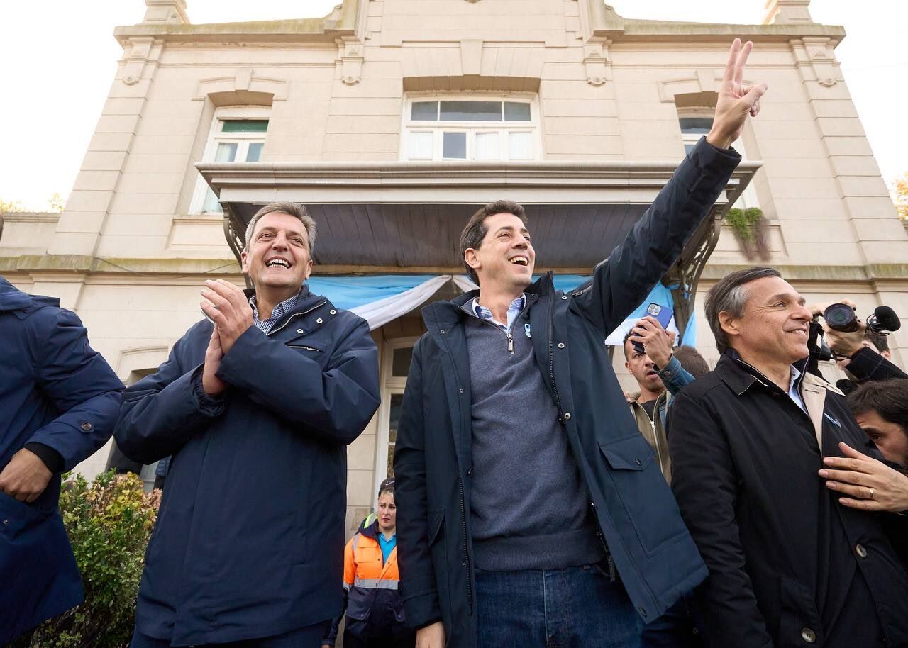 Massa y De pedro. Foto: Twitter