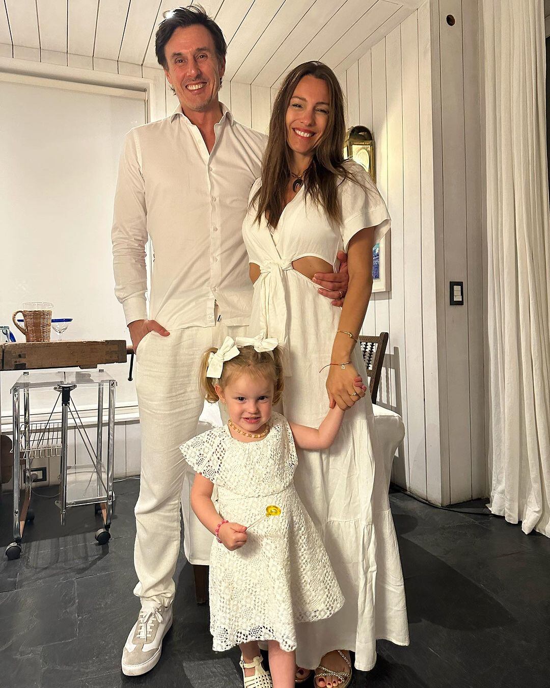 El look de Pampita y su familia para año nuevo