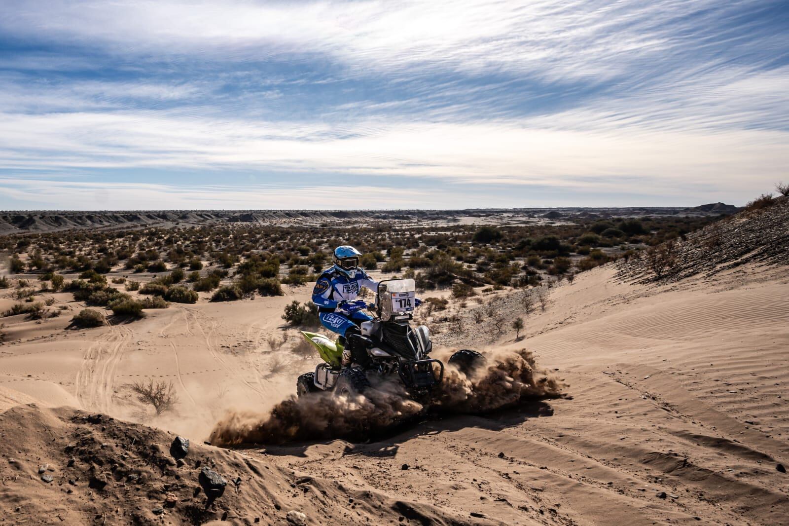 Manu Andújar se quedó con el triunfo en Quads, seguido por Facundo Viel y Giuliano Giordana, todos argentinos.