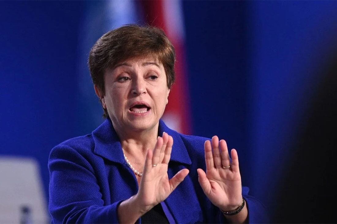 Kristalina Georgieva, la titular del Fondo Monetario Internacional. 