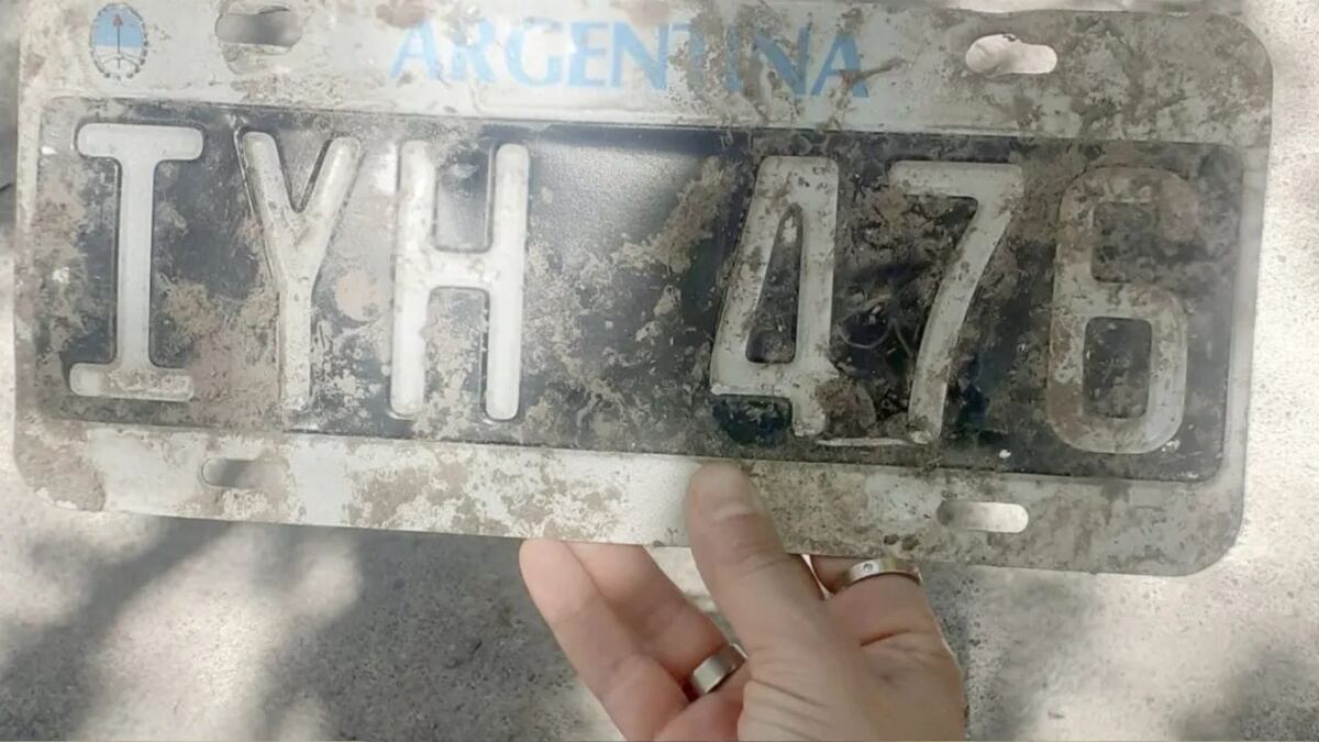 Perdieron las patentes de sus vehículos tras la lluvia e inundación en Mendoza y usan Twitter para recuperarlas