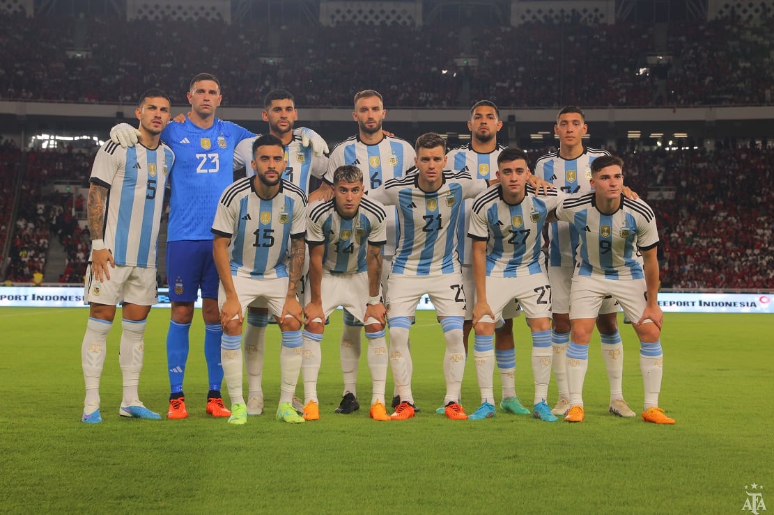 Pezzella, capitán por tercera vez de Argentina (Foto: Prensa Selección).