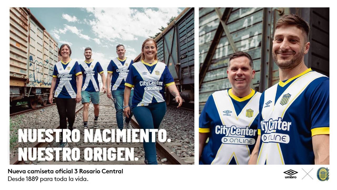 En vez de futbolistas, Umbro eligió a cuatro hinchas para la producción fotográfica.