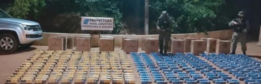 Interceptan millonario contrabando de cigarrillos en Puerto Piray.