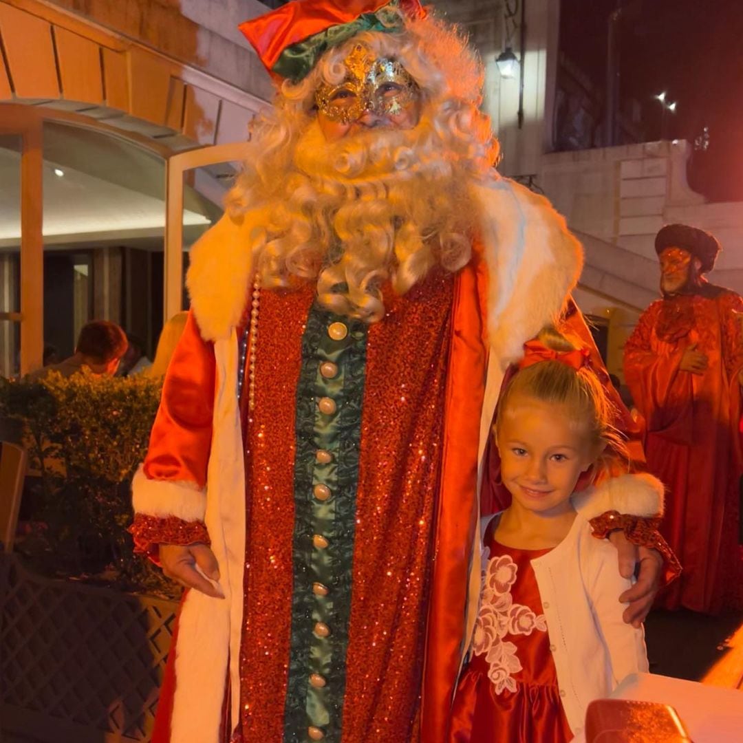 Matilda Salazar y Papá Noel