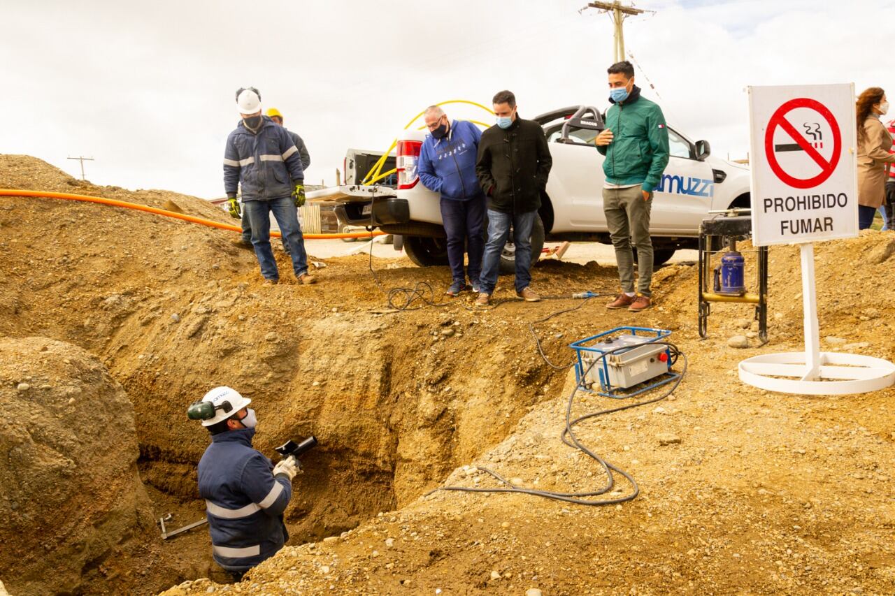 El Gobierno inauguró las obras de gas en el B° Mirador.