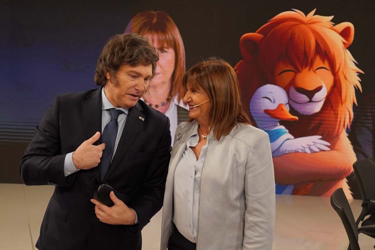 El saludo de Milei y Bullrich: el libertario afirmó que tuvieron una “maravillosa charla” y se reconciliaron