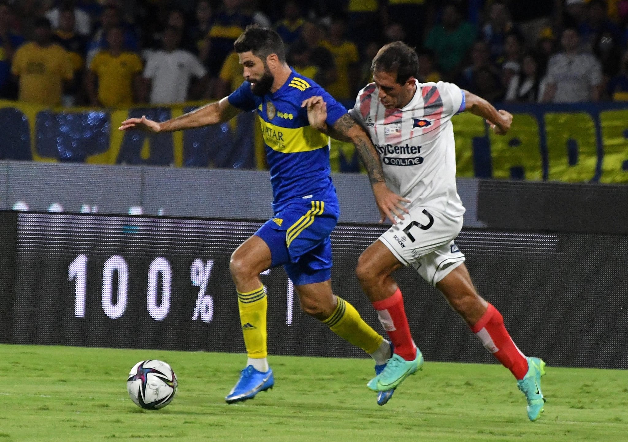 Nicolás Orsini en el triunfo de Boca por 4 a 1 ante Central Córdoba de Rosario en Copa Argentina.