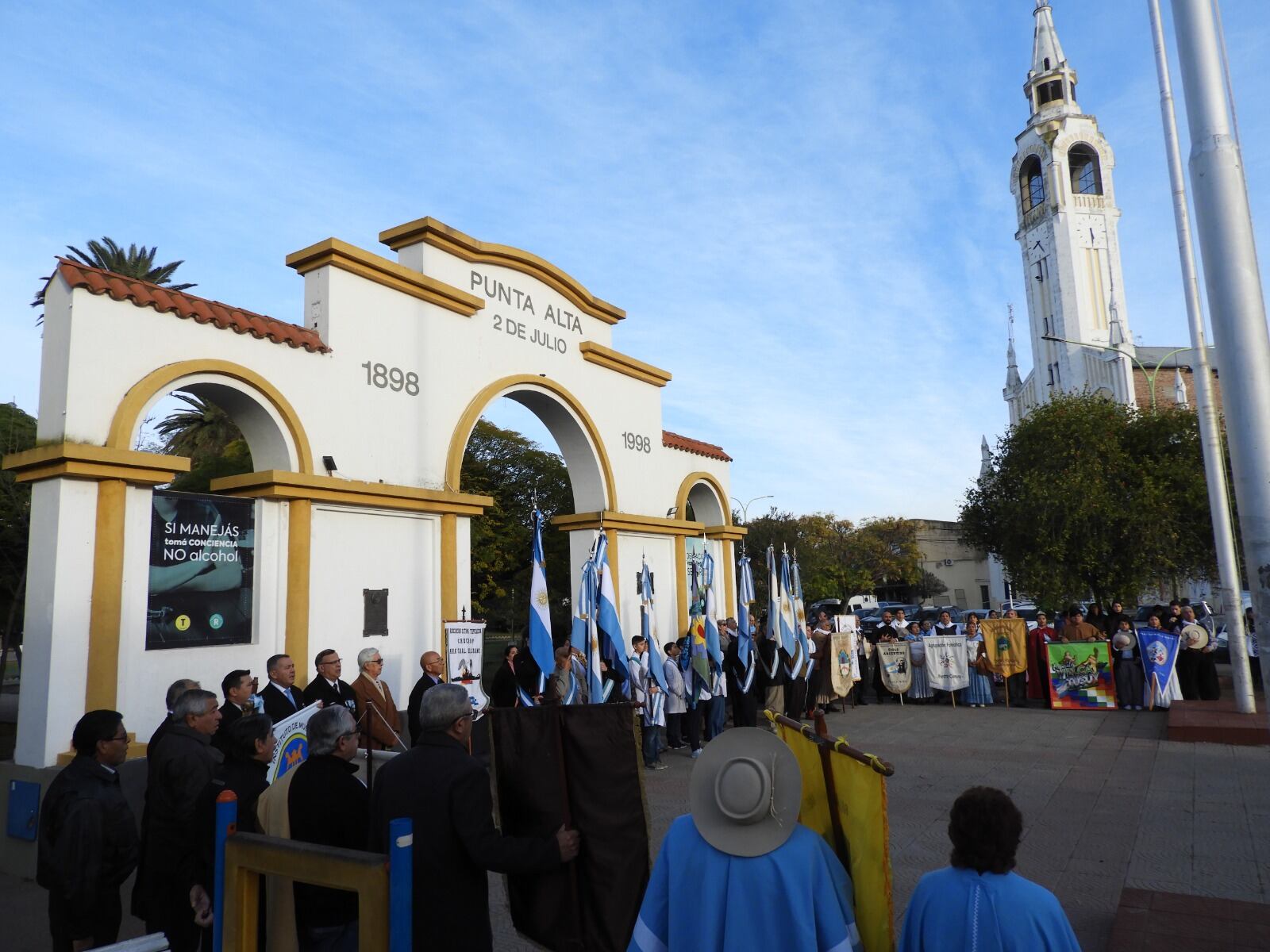 Se realizó el acto por el 213° aniversario de la Revolución de Mayo