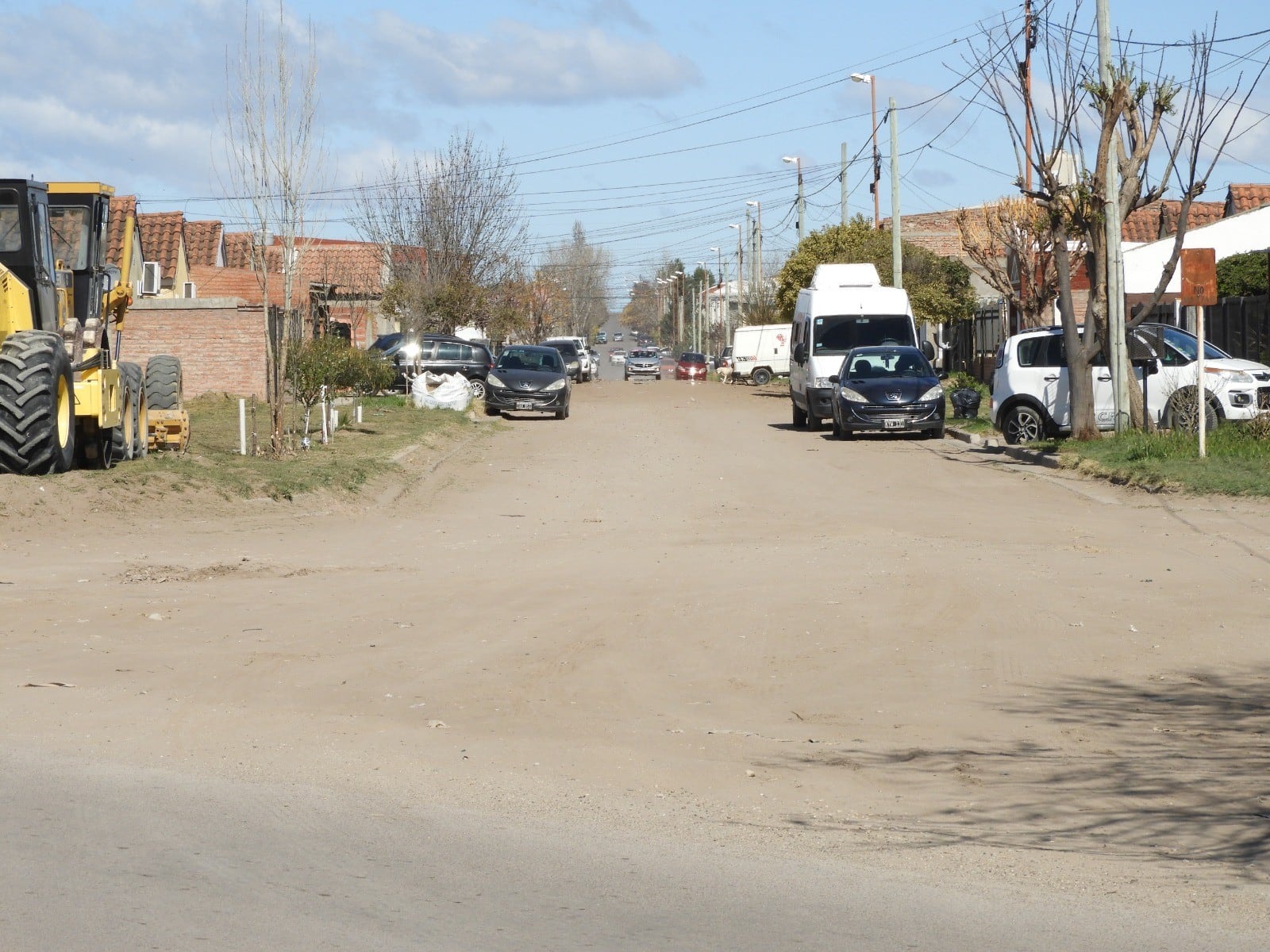 Punta Alta: comenzaron los trabajos para pavimentación de seis cuadras