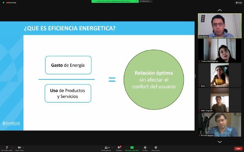 Se llevó a cabo una capacitación sobre uso responsable del gas en el hogar