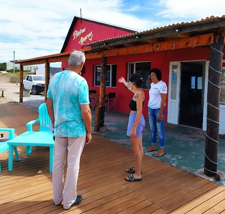 Balneario Orense, El director de Turismo Alejandro Trybuchowicz se reunió con Guardavidas de la localidad