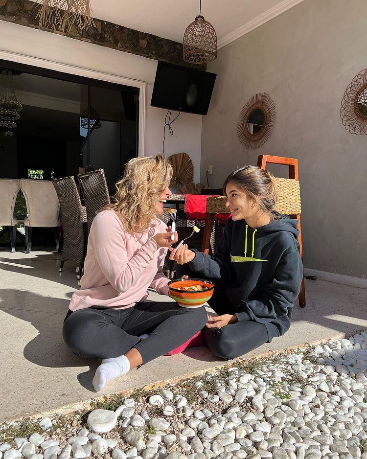 Larissa Riquelme y su sobrina Nayeli Portillo pasaran juntas Semana Santa.