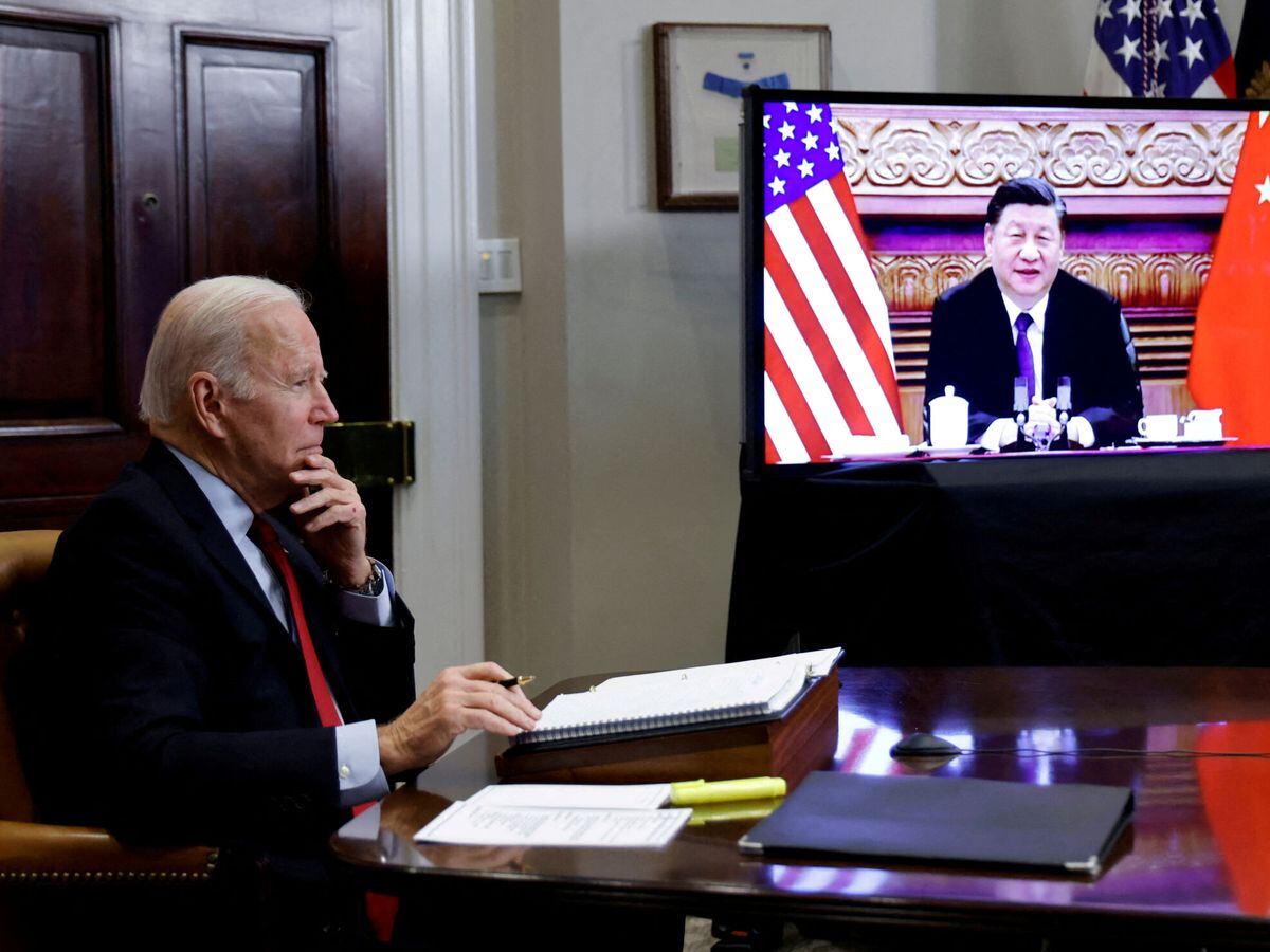 Joe Biden y XI Jinping, presidentes de EE.UU. y China respectivamente.