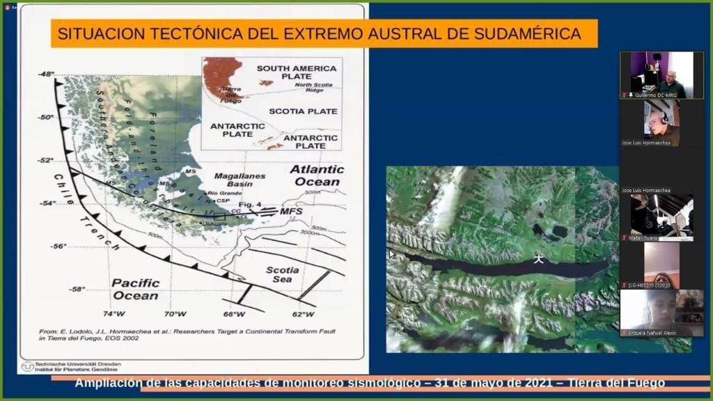 Profesionales de Defensa Civil de las tres ciudades fueguinas se capacitaron en Sistema de Monitoreo Sísmico.