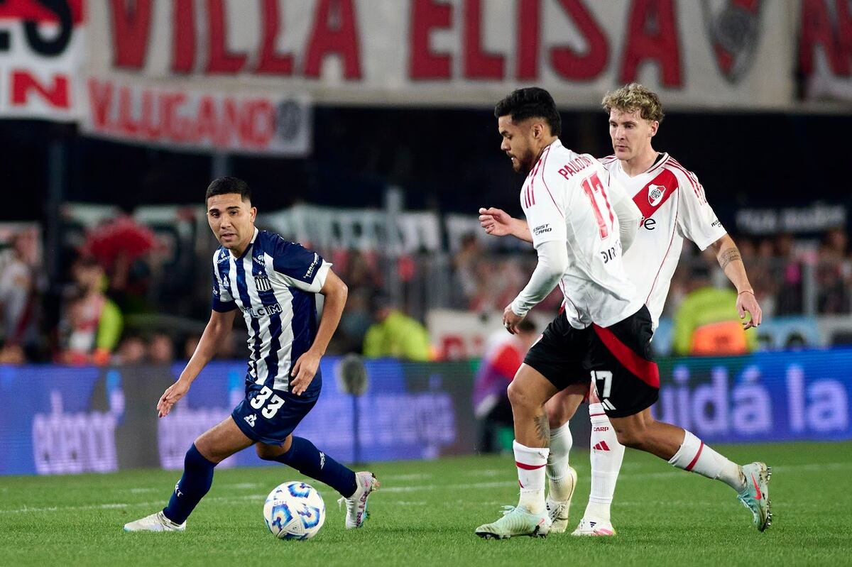 Talleres lo ganaba por un golazo de Depietri y River se lo empató cerca del final