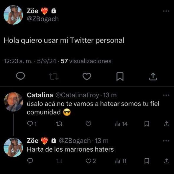 “¿Quién no es racista en esta vida?”, el polémico descargo de Zoe, ex Gran Hermano, por sus dichos en Twitter