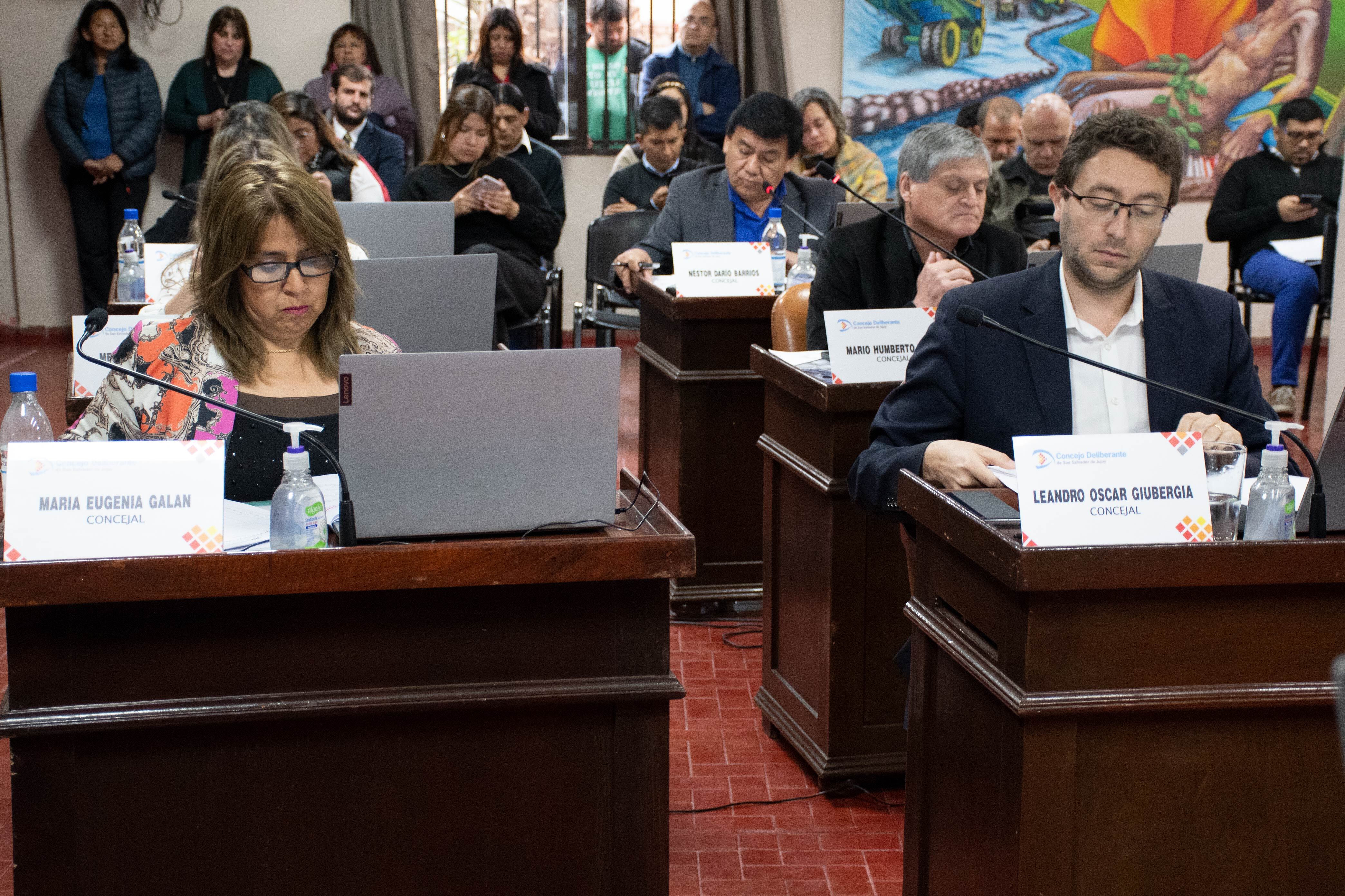 El Concejo Deliberante de San Salvador de Jujuy sesionó este jueves para dar tratamiento a un variado orden del día.