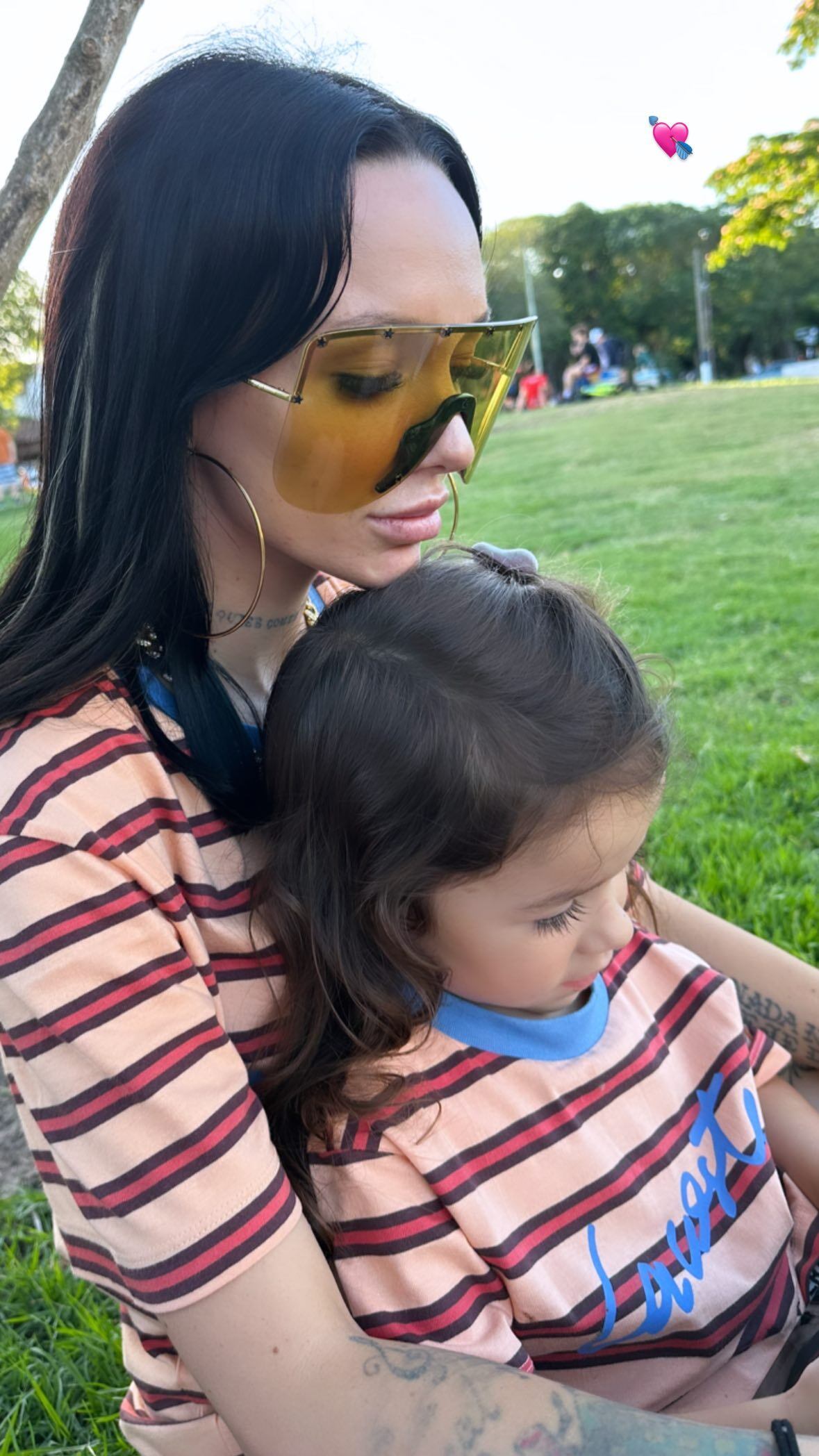 El look de La Joaqui combinado con su hija.