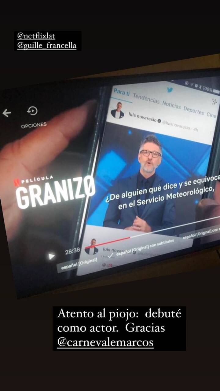 El rosarino anunció su participación con una cuota de humor.