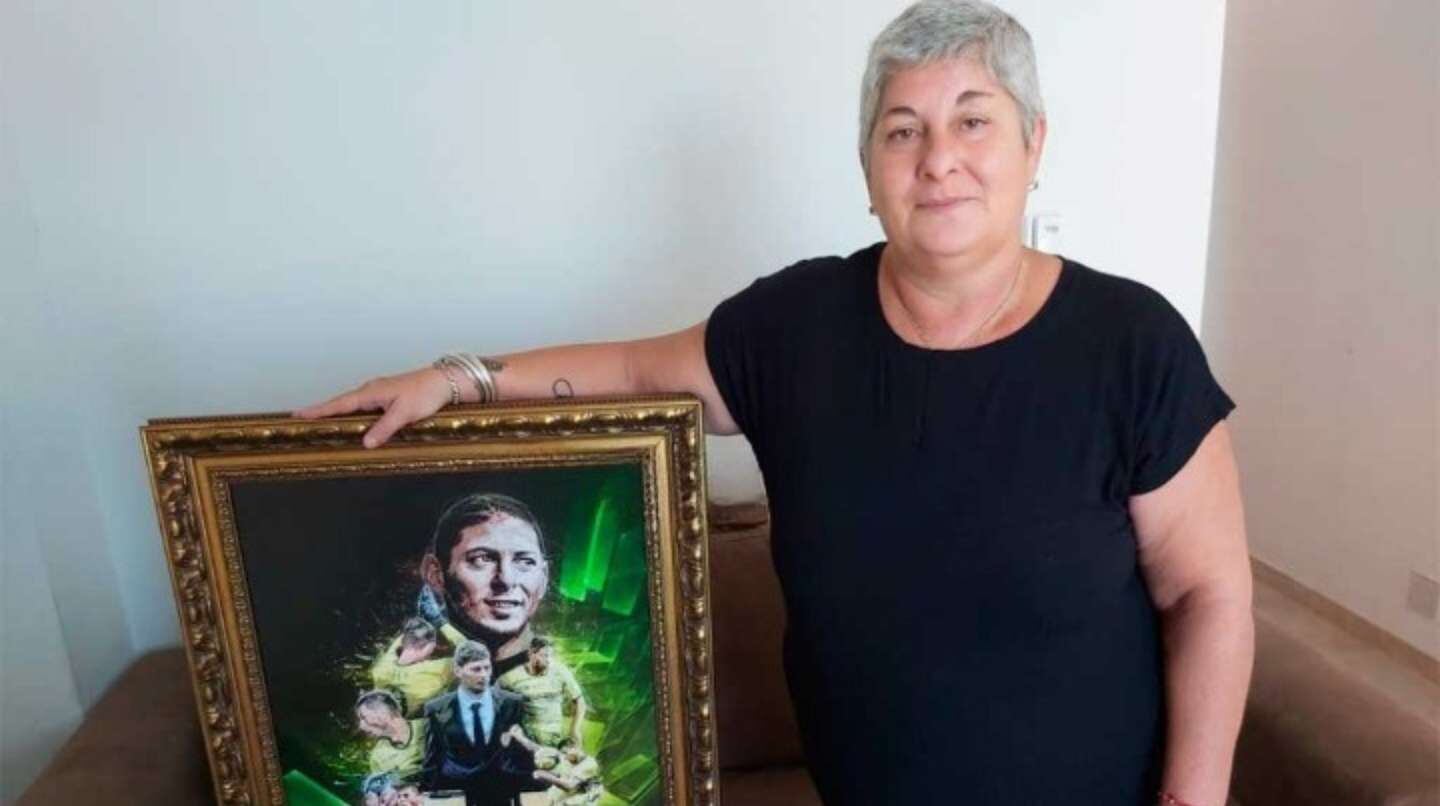 Mamá de Emiliano Sala. / Foto: Gentileza