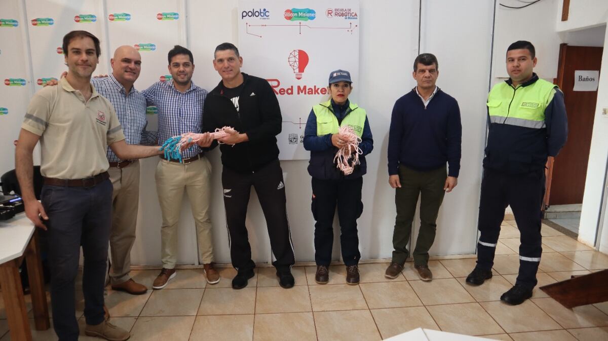 El Aula Maker de Eldorado entregó elementos al personal municipal