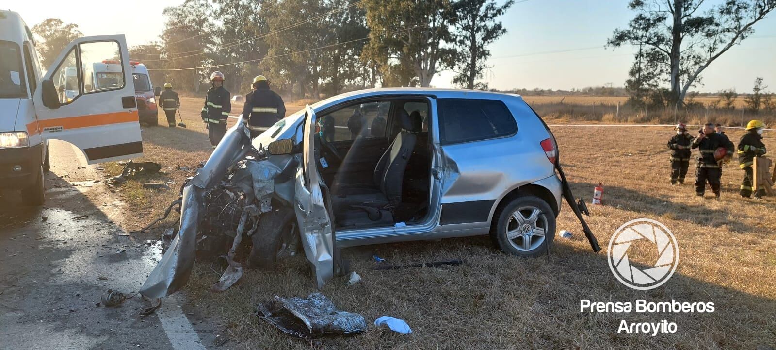 Accidente Ruta 19 El Fuertecito donde falleció un joven de 19 años