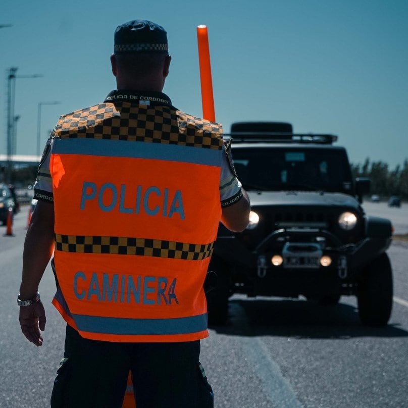 Policía Caminera de Córdoba. Patrullero. Imagen ilustrativa. (Policía de Córdoba)