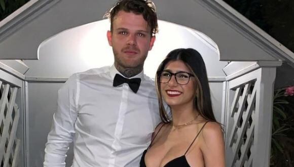 Mia Khalifa junto a Robert Sandberg.