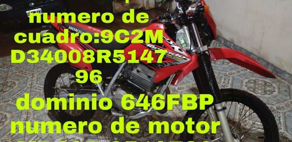 Insólito: acudió a comprar una moto y se la robó.