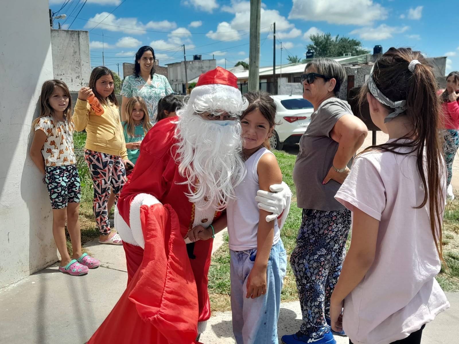 Papá Noel visitó los Caps de Tres Arroyos