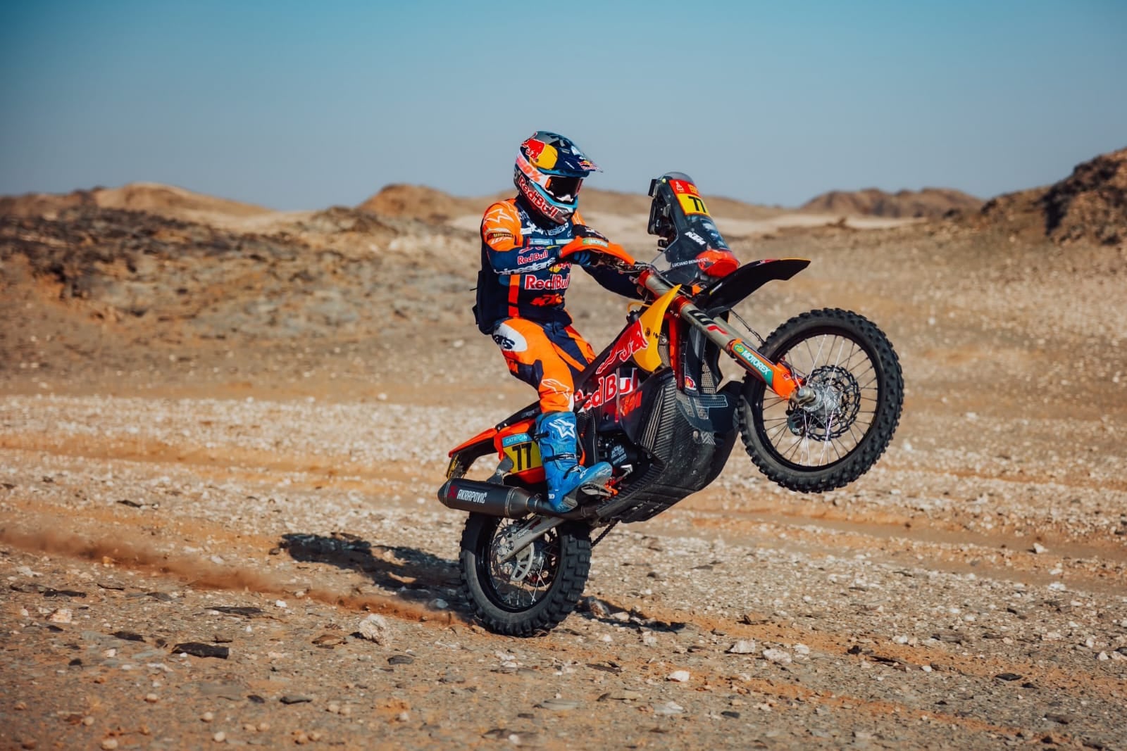 Luciano Benavides, ganador de la novena etapa del Dakar 2025.