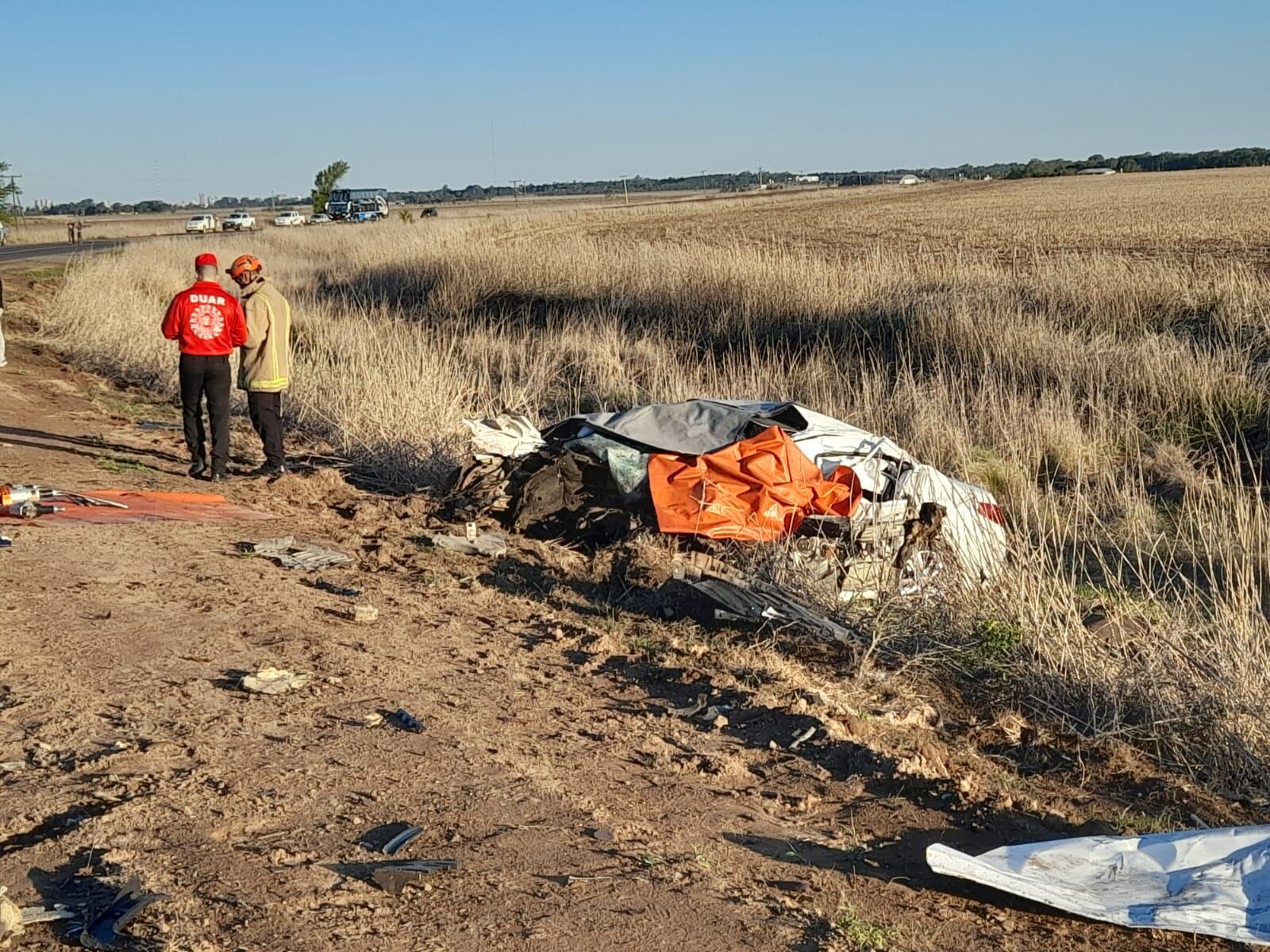 El conductor del auto falleció al intante y se trataba del exintendente de Achiras.