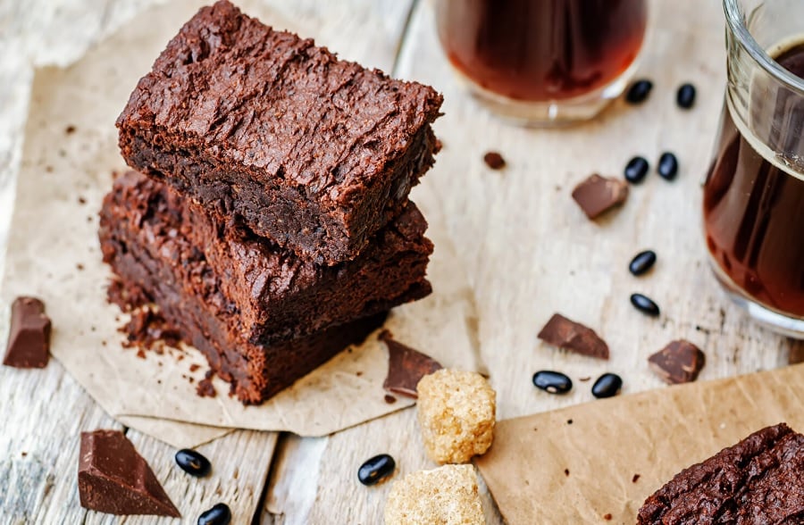 Brownies de café espresso Starbucks tendencia en redes