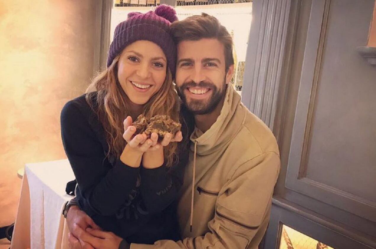 Shakira y su pareja Gerard Piqué