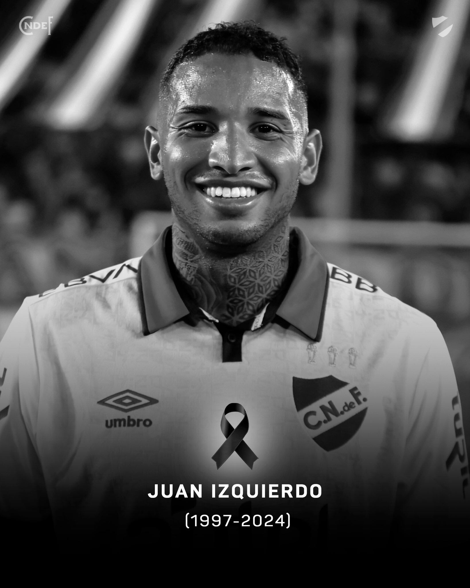 Tristeza infinita: murió Juan Izquierdo. Captura: X / @Nacional