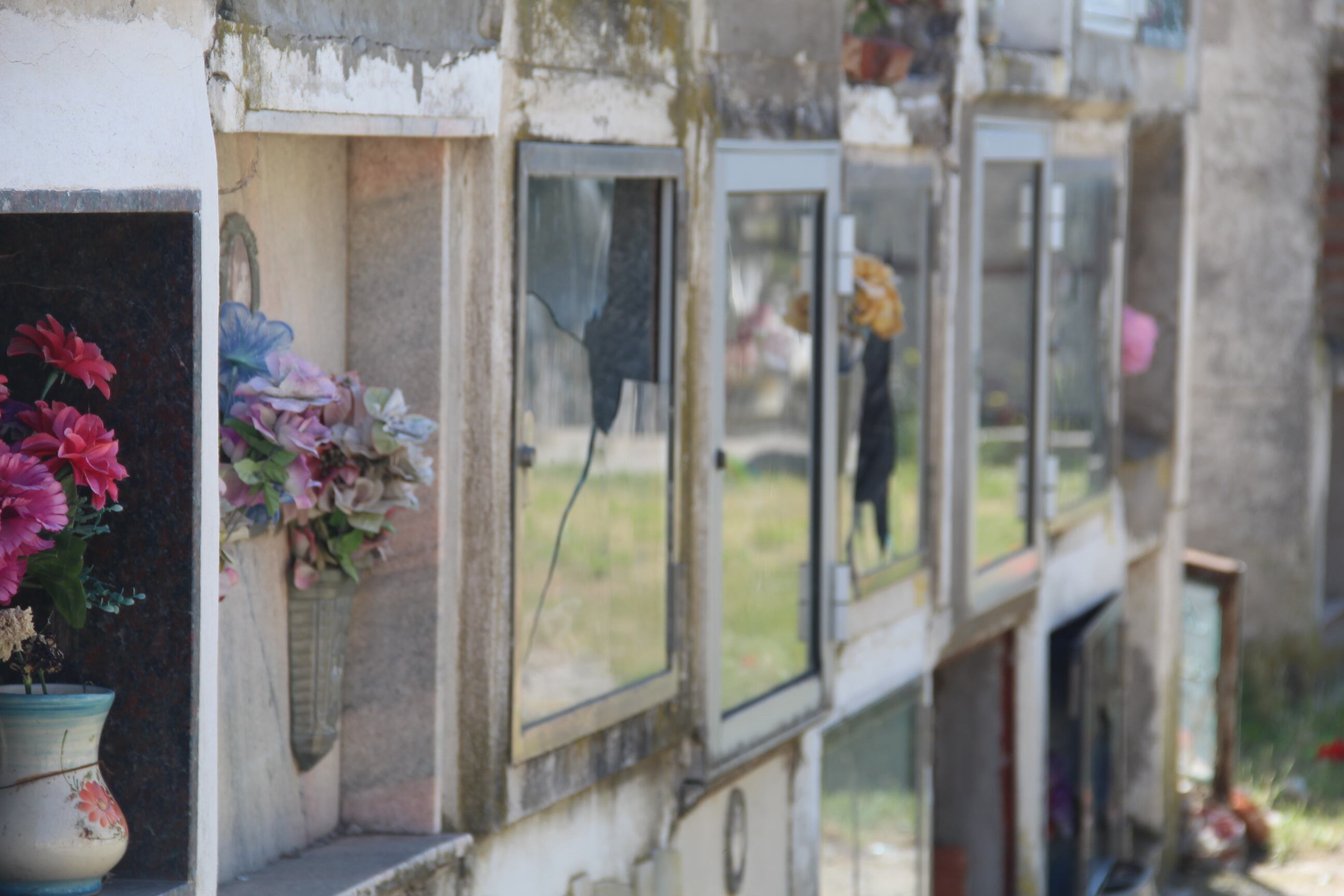 Deterioro en el cementerio puntaltense