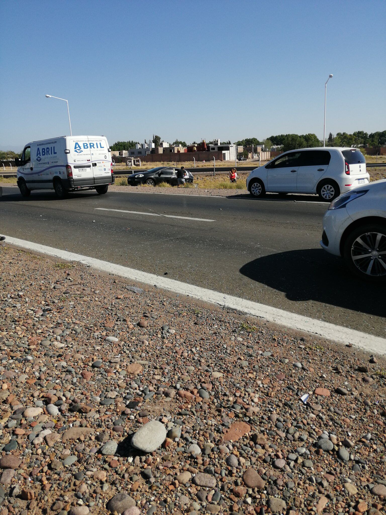 Accidente de tránsito en Acceso Este.