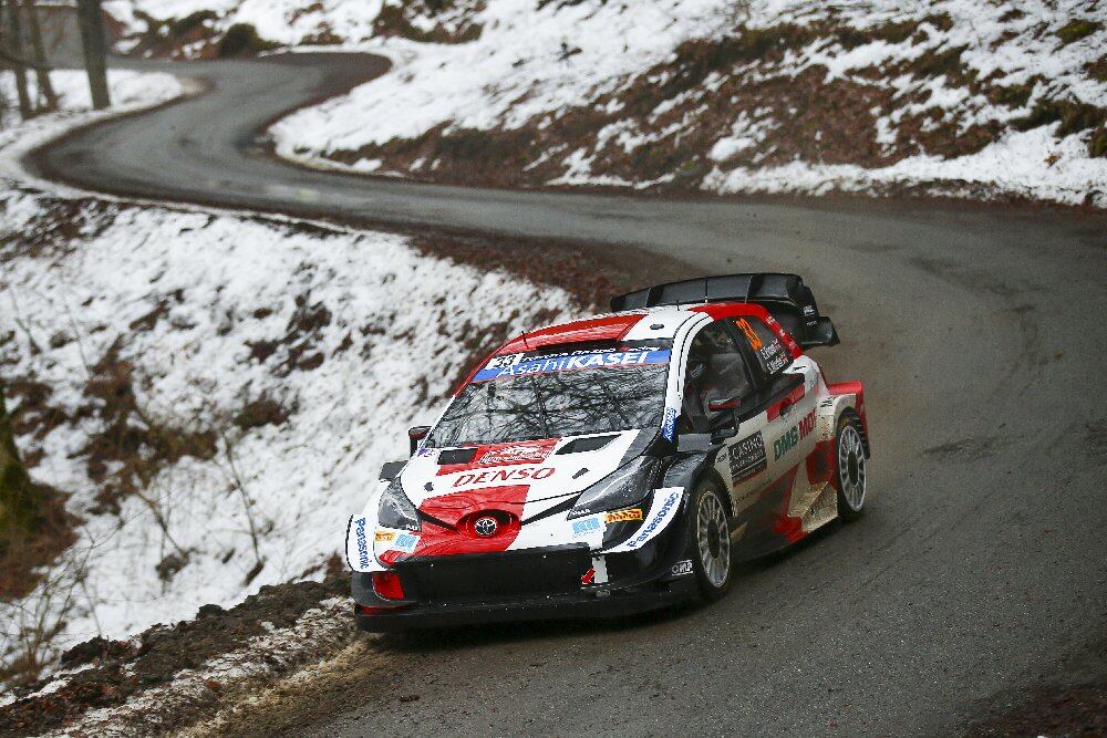 Elfyn Evans, en el Toyota Yaris WRC